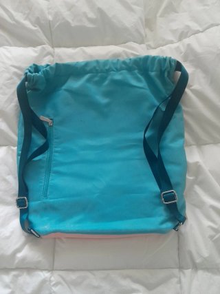 Mochila Mr Wonderful azul y rosa