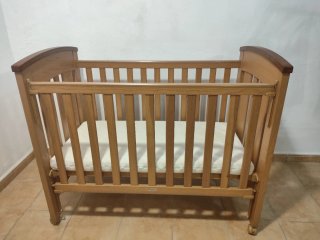 Cuna Trama Madera Maciza
