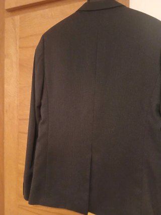 Traje negro chaqueta y pantalón T48/44