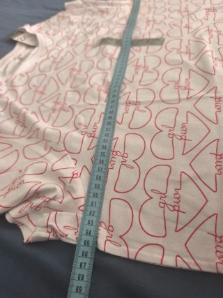 Camiseta Mujer Primark XXL Estampado Corazones