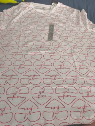 Camiseta Mujer Primark XXL Estampado Corazones
