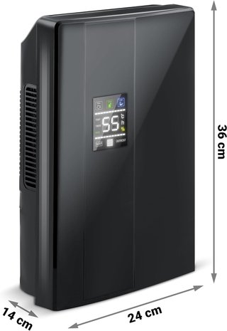 Deshumidificador BEROSEN BR-20D Negro
