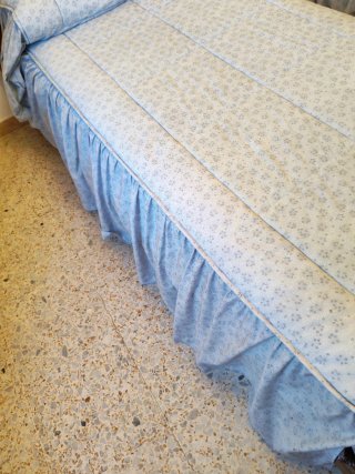 Dos colchas edredón de cama de 90