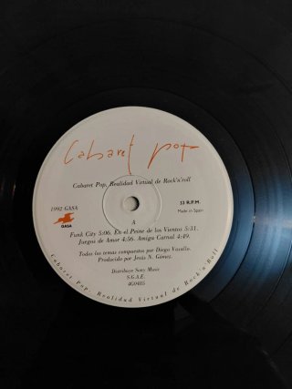 Vinilo Cabaret Pop-Realidad Virtual de Rock'n'roll