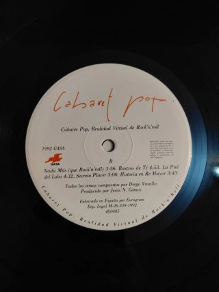 Vinilo Cabaret Pop-Realidad Virtual de Rock'n'roll