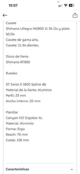 Bicicleta de Carretera