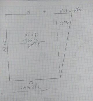 Parcela de unos 500 m² dentro de una cooperativa