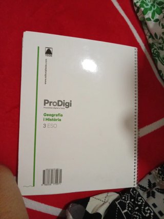 Cuaderno de 3ESO de sociales Geografía y Historia