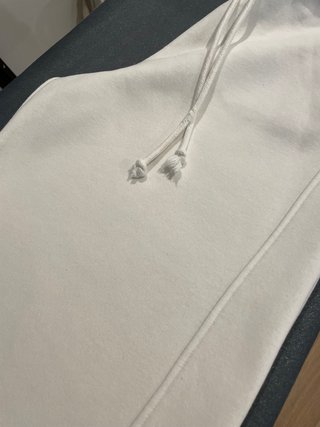 Pantalón ancho algodón ZARA blanco