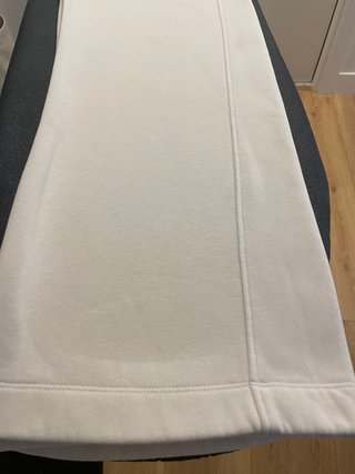 Pantalón ancho algodón ZARA blanco