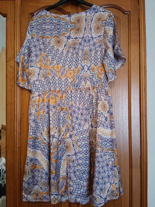 Vestido estampado multicolor