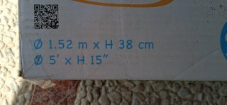 Piscina Infantil Bestway 1.52m x 38cm