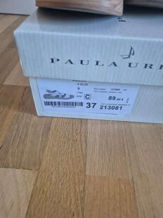 Sandalias Paula Urban Blancas y Doradas
