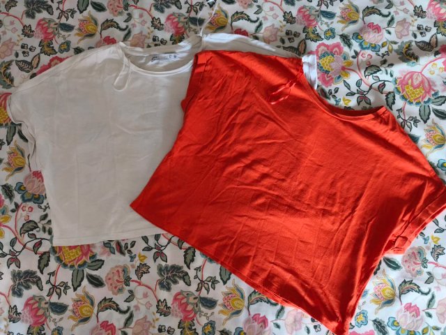 Lote 2 Camisetas Mujer Talla L y M