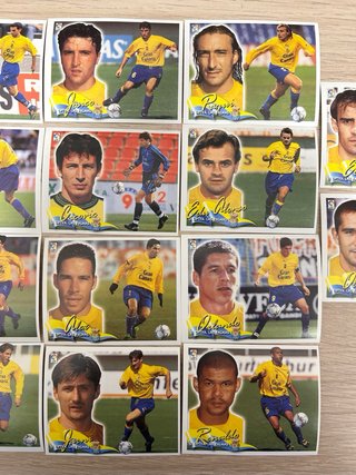 Lote 18 cromos Las Palmas Liga 00/01