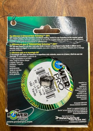 2x Línea de Pesca PowerPro Trenzada (50/65 Lb)