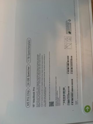 MacBook Pro 16 M5 Pro 24GB 1TB