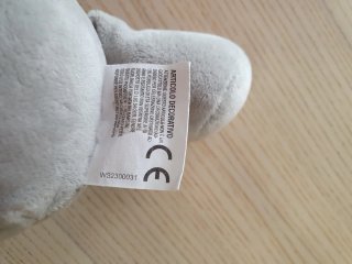 Peluche Elefante Grigio