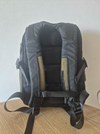 Mochila Paco Martinez Negra y Verde Militar
