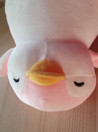 Peluche Pinguino Rosa Morbido