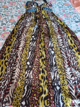 Vestido Verano Mujer Estampado Animal