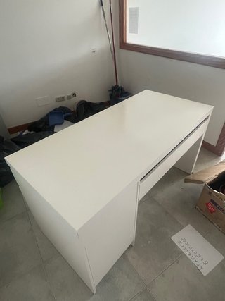 Escritorio Ikea MALM Blanco 140cm