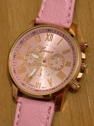 Lote 2 Relojes: Rosa y Negro
