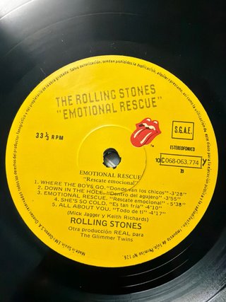 The Rolling Stones - Emotional Rescue LP Original!