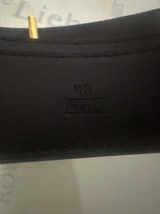 Cinturón Hermes H Hebilla Dorada Negro