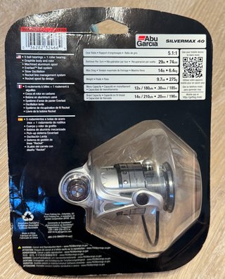 Carrete Abu Garcia Silvermax + 2 Trenzas PowerPro
