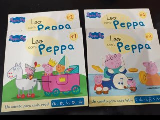 Libros leo con Peppa