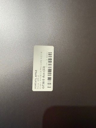 MacBook Pro 2019 Argento/Grigio Siderale