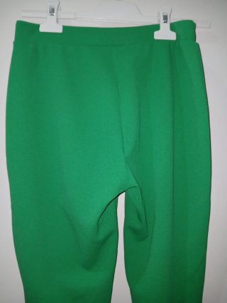 Pantalón campana verde talla única