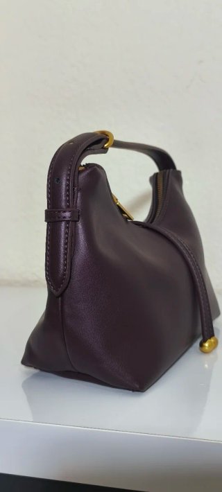 Bolso Zara Morado y Dorado