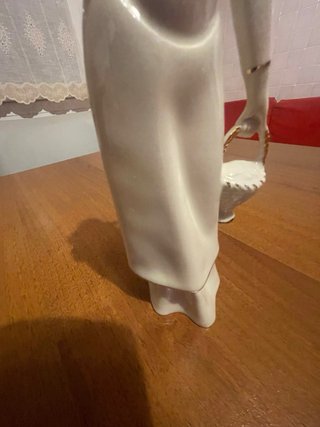 Statuina Kunst porzellan mamma bambino