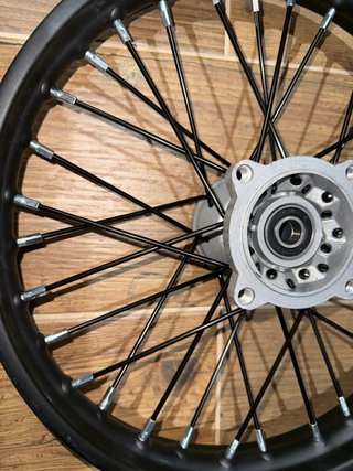 Llanta delantera 1.40x 12” Negra pit bike SDG