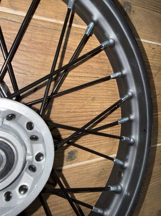 Llanta delantera 1.40x 12” Negra pit bike SDG