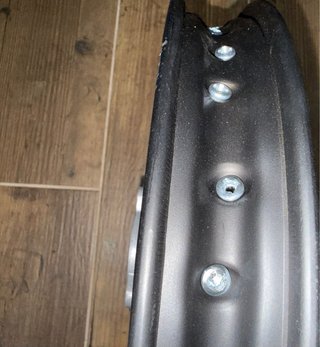 Llanta delantera 1.40x 12” Negra pit bike SDG