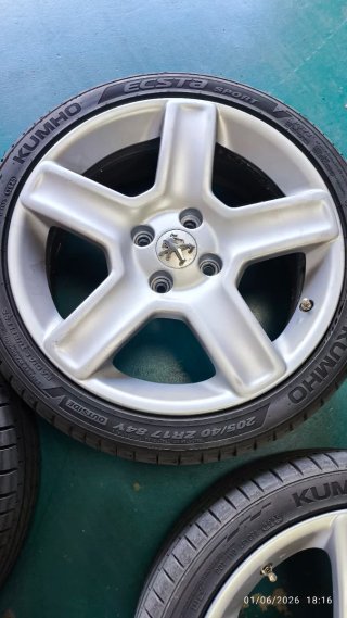 Llantas Peugeot 307 neumáticos 205/40 R17
