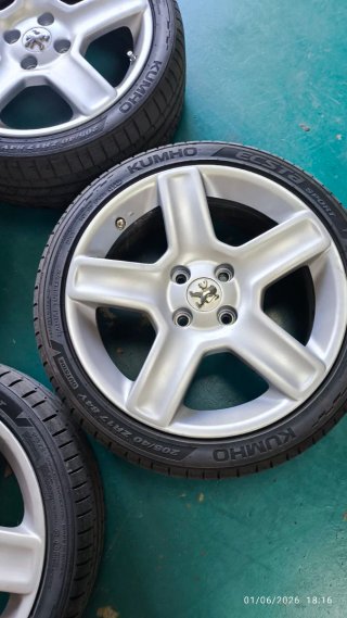 Llantas Peugeot 307 neumáticos 205/40 R17