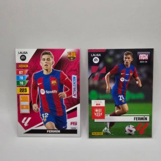 Lote 4 Cromos Fermín Panini LaLiga EA Sports