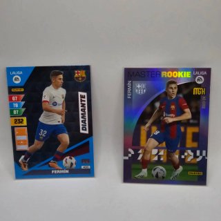 Lote 4 Cromos Fermín Panini LaLiga EA Sports