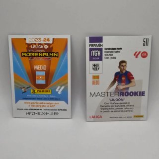 Lote 4 Cromos Fermín Panini LaLiga EA Sports