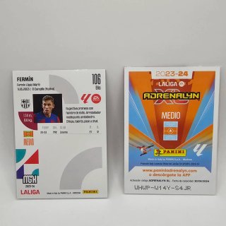 Lote 4 Cromos Fermín Panini LaLiga EA Sports