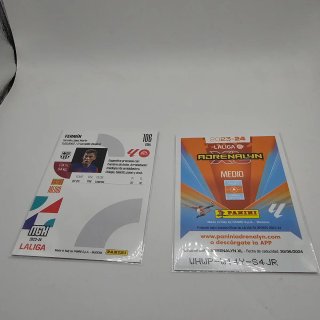 Lote 4 Cromos Fermín Panini LaLiga EA Sports