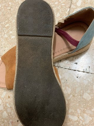 Sandalias Espartera Piel Auténtica