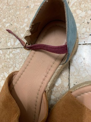 Sandalias Espartera Piel Auténtica