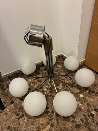 Lámpara Ikea Bolas Blancas