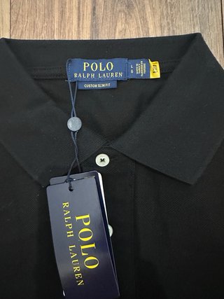 Polo Ralph Lauren Negro Logo Talla L