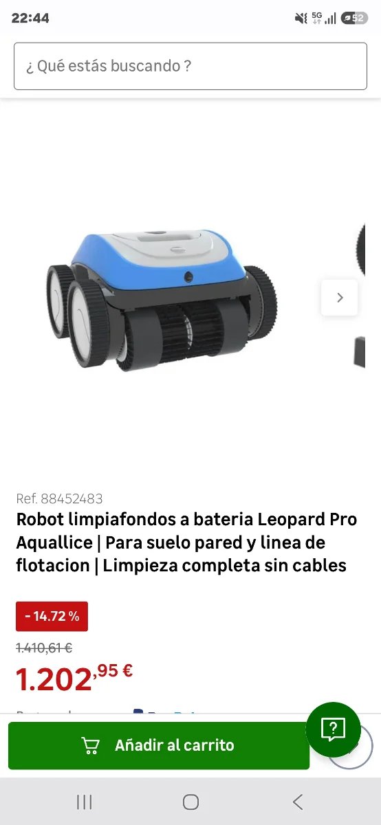 Limpiafondos Leopard PRO Aquallice